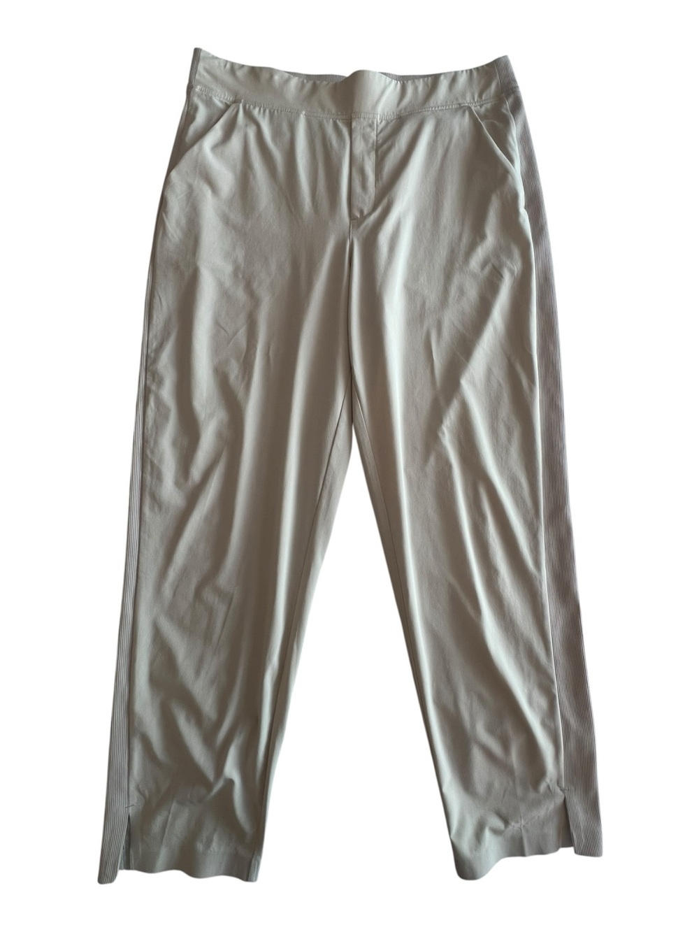 Athleta Straight Leg Joggers Beige Women’s size 14